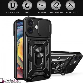 5in1 smūgiams atsparus dėklas su kameros apsauga - juodas (Apple Iphone 16 Plus) 5in1 smūgiams atsparus dėklas su kameros apsauga - juodas (Apple Iphone 16 Plus)